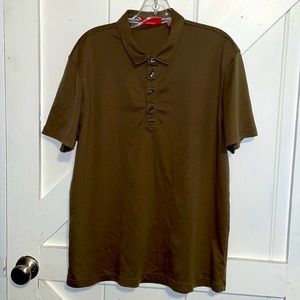 Saks fifth Avenue red label Brown Polo XL
